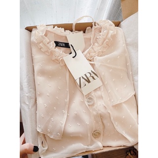 Váy tơ hạt bèo cổ ZARA ( Hàng cao cấp + Ảnh thật + Freeship )