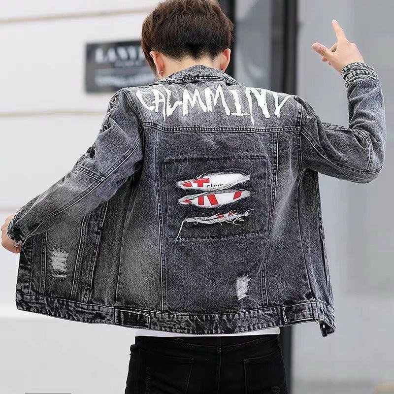 Áo khoác jean nam thời trang cao cấp, chất liệu denim thoáng mát, hàng chuẩn shop Lady-Hn Store88 S13