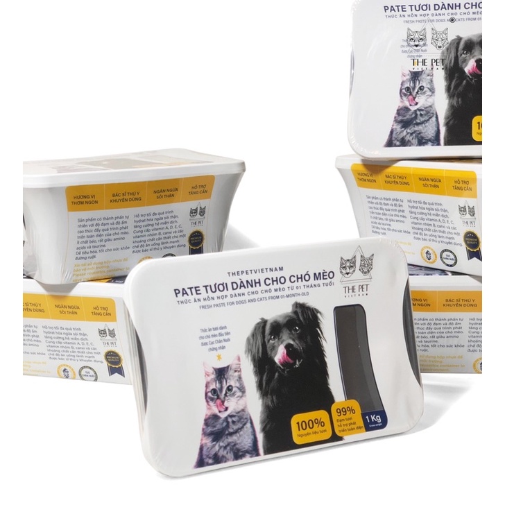 PATE TƯƠI THE PET NHIỀU VỊ DÀNH CHO CHÓ MÈO - MIXO PET TOWN