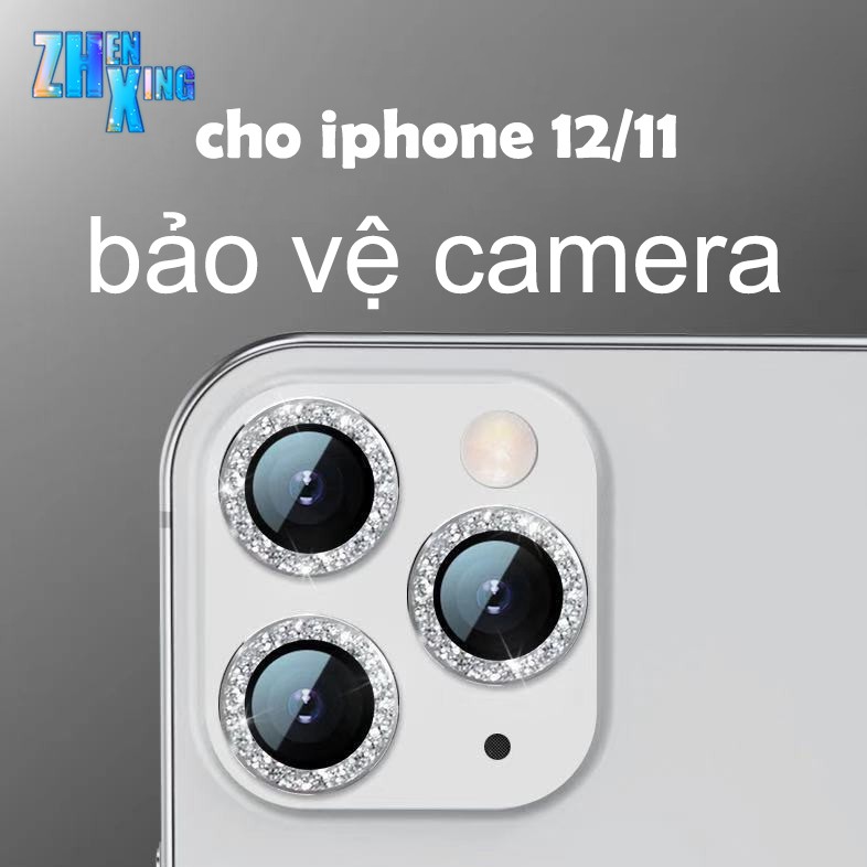 Miếng dán Bảo Vệ Camera iphone 12 Pro Max cho điện thoại ốp Camera iphone 11