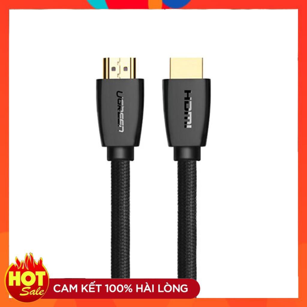 [Chính Hãng] Freeship 50k_Dây cáp HDMI 1M Ugreen 40408 chuẩn 2.0 hỗ trợ 3D 4K_Bảo hành chính hãng 18 tháng