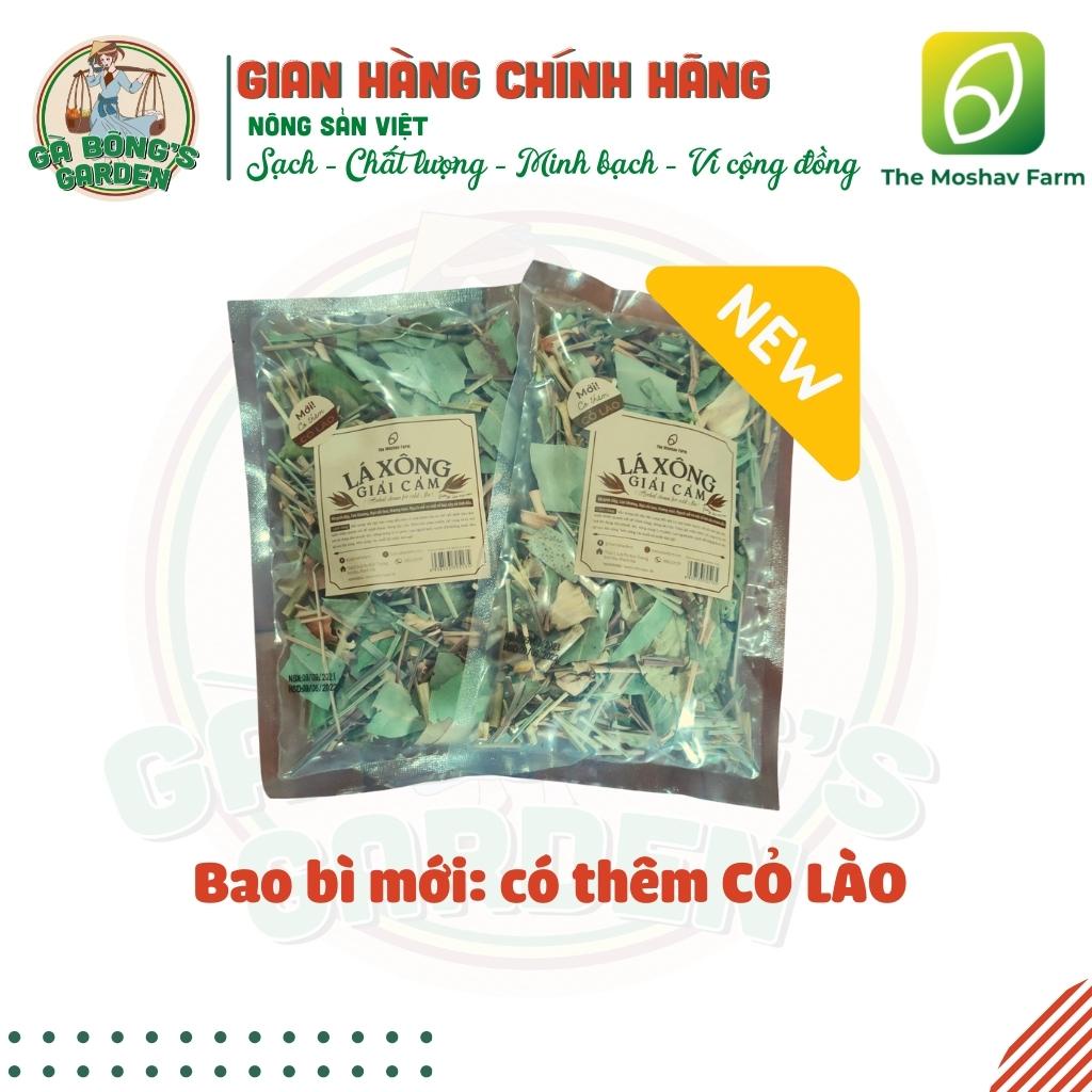 Lá Xông Giải Cảm The Moshav Farm Tăng Đề Kháng, Gói Xông Thảo Dược Sấy Khô Thải Độc 100g