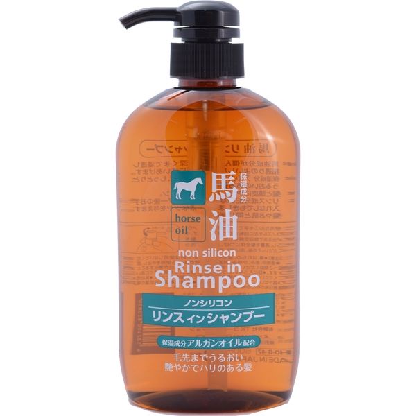 DẦU GỘI XẢ 2 TRONG 1 CHIẾT XUẤT TỪ MỠ NGỰA KUMANO (CHAI 600ML),HÀNG NỘI ĐỊA NHẬT