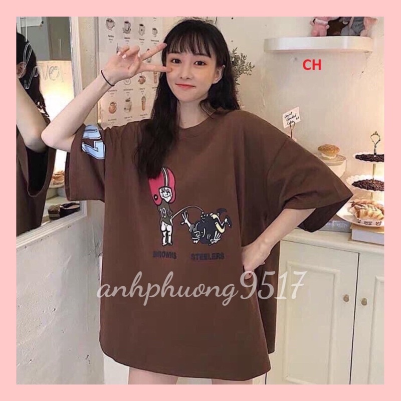 Áo thun Cô gái 07🦋 chất cotton mềm mịn🦋form thụng tay lỡ🦋dáng unisex🦋freesize nam nữ cá tính Hè