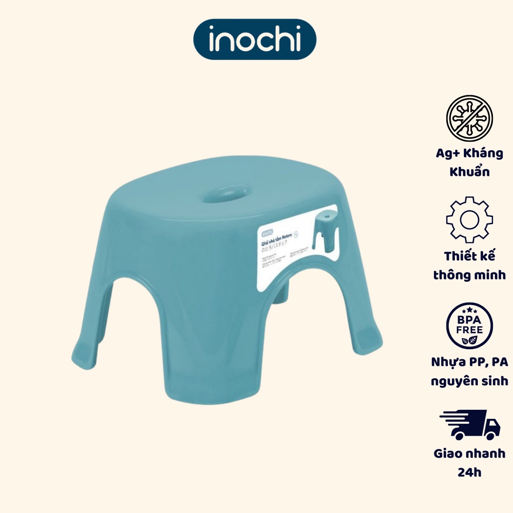 Ghế Nhà Tắm Notoro INOCHI Dành cho Mẹ Và Bé - Nhựa Cao Cấp Chắc Chắn - Chiều Cao Phù Hợp Cho Mẹ Và Bé Ngồi Thoải Mái