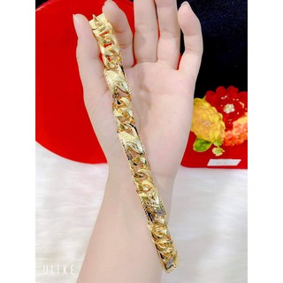 Lắc Tay Nam Xích Nam Tính Mạ Vàng 18K Cực Bền Màu Mẫu 01.150LL0304