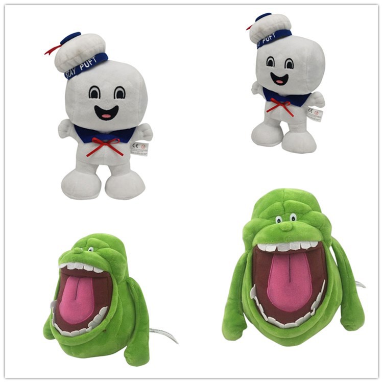 Ghostbusters Stuffed Toys Plush Dolls Michelin Tire Man Marshmallow Man Slimer Green Ghost Stuffed Doll Kids Baby Gifts