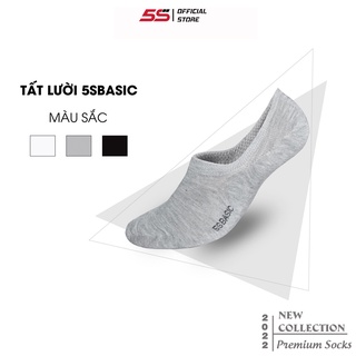 Vớ Nam 5S Cổ Lười Chất Liệu Cotton Mềm , Kháng Khuẩn, Khử Mùi, Chống Tụt Gót