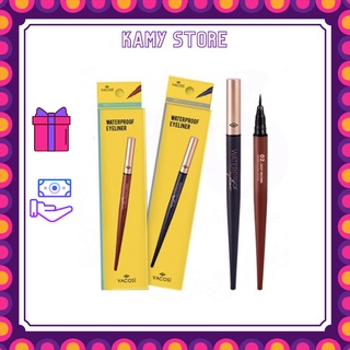 Kẻ mắt vacosi natural studio waterproof eyeliner - vm20 + vm24