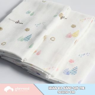 💝 Khăn sữa sợi tre đa năng BAMBOOBEBE 💝 an toàn, kháng khuẩn cho làn da bé nhạy cảm