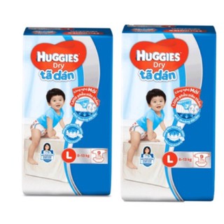 Tả dán huggies M10/L9/XL8