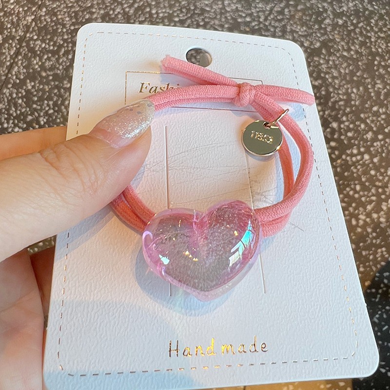 Dây Buộc Tóc Hình Điện Thoại Màu Hồng Đào Ngọt Ngào Cho Nữ