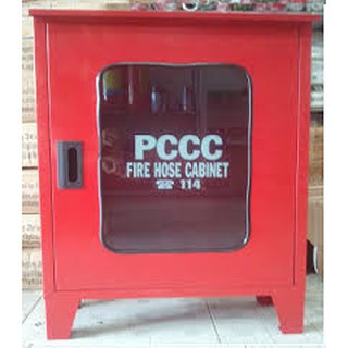 Hộp đựng thiết bị phòng cháy chữa cháy ngoài nhà có mái che và chân