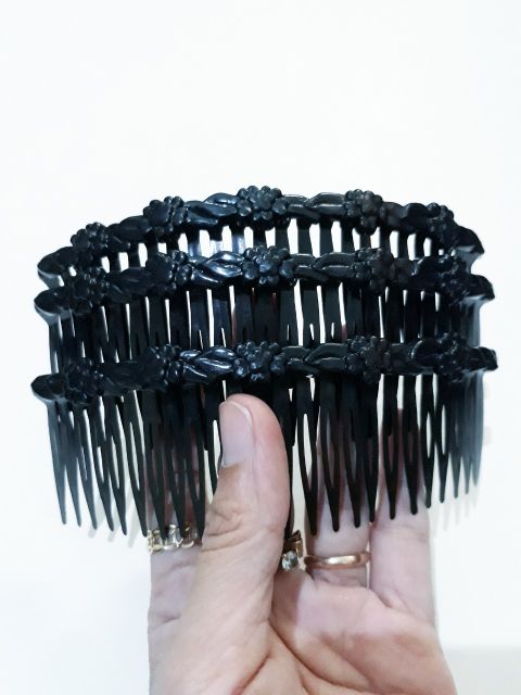 Lược cài nhựa mềm hình hoa là (Ảnh thật)