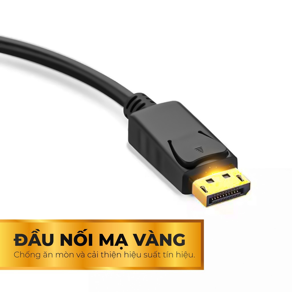 Cáp chuyển đổi Displayport sang VGA cao cấp chính hãng UGREEN DP109 20415