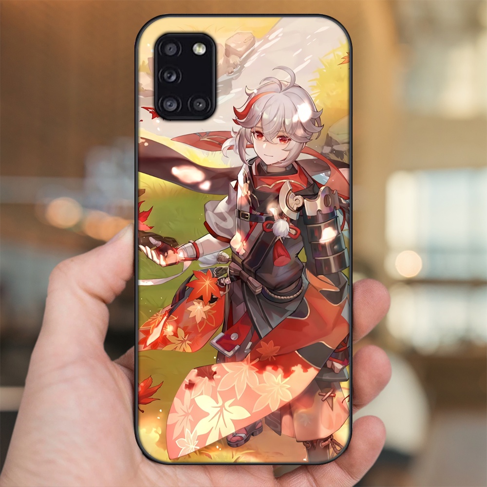 Ốp lưng Samsung A31 viền đen in hình Kazuha Genshin Impact