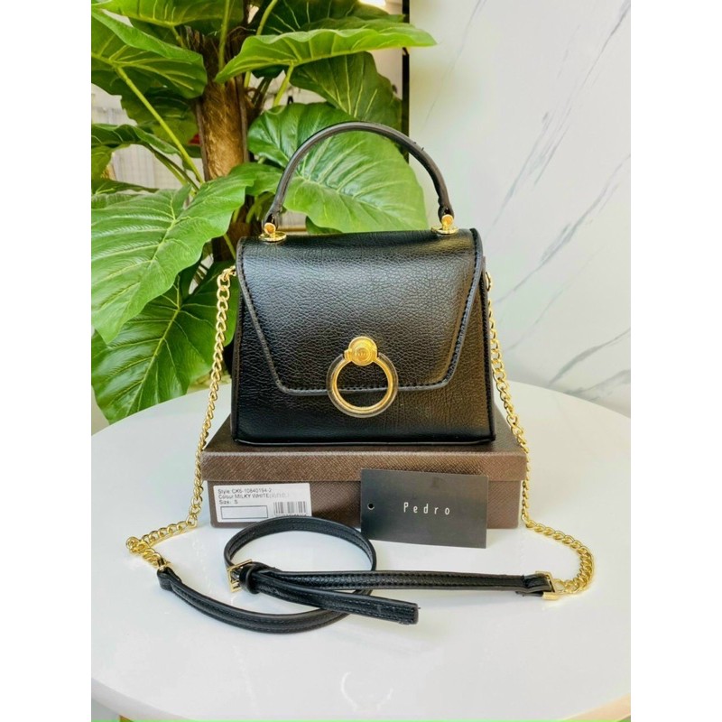 Túi Xách PE RO khóa tròn kèm dây đeo chéo❣️freeship❣️