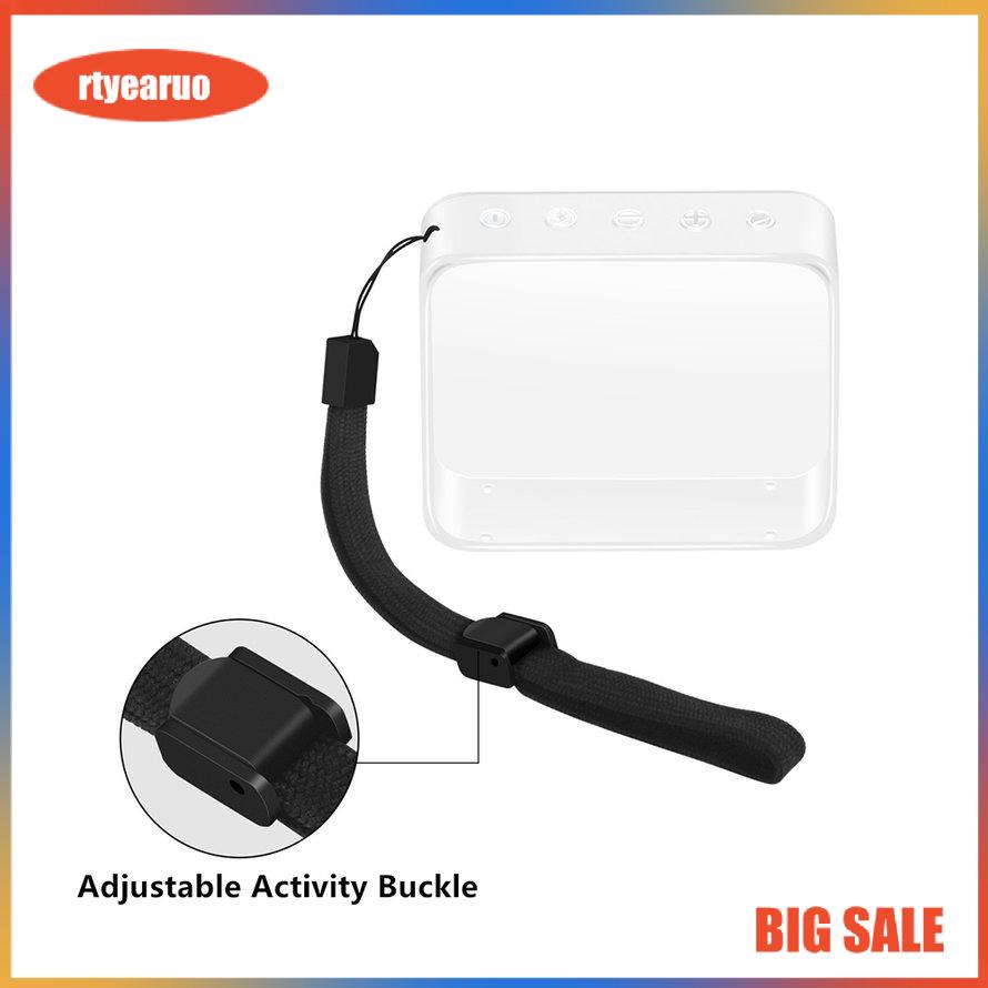 Vỏ TPU bảo vệ loa JBL GO 2 an toàn tiện dụng khi đi du lịch kèm dây đeo tay