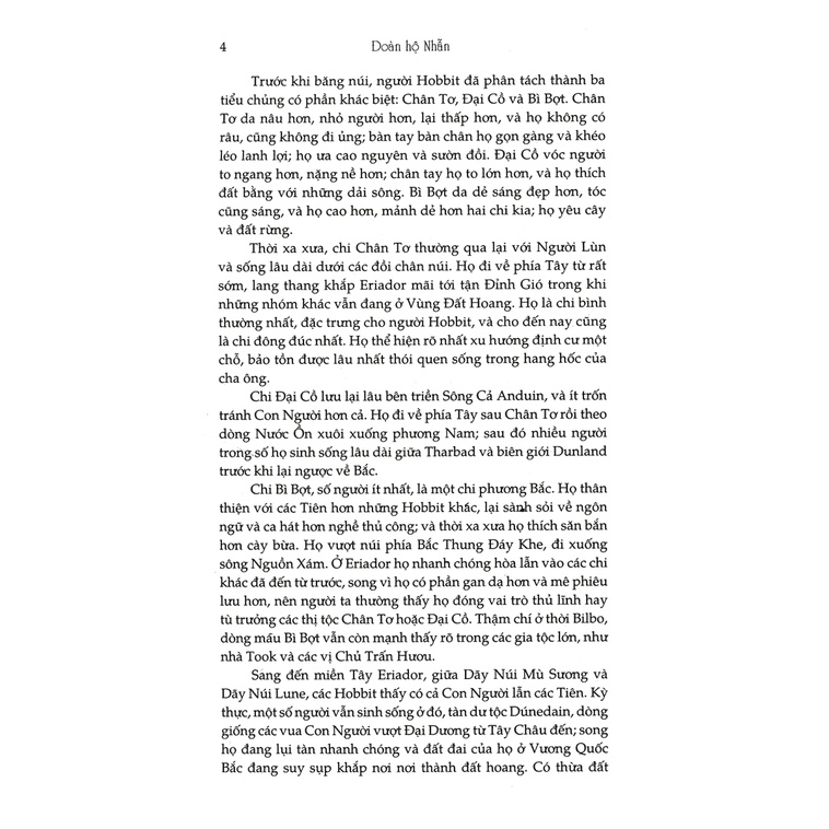 Sách - Chúa Tể Những Chiếc Nhẫn - Đoàn Hộ Nhẫn
