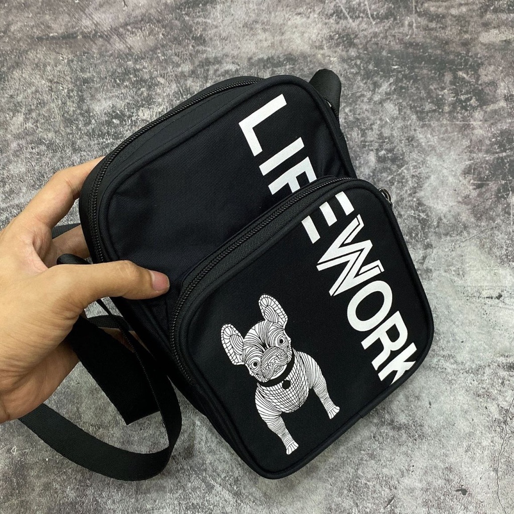 Túi Đeo Chéo LIFEWORK LK3 Logo Mini Bag Full Tag Code