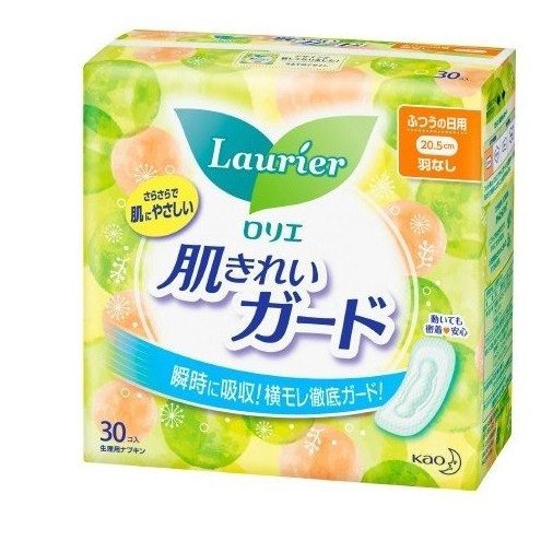 ( Set 2gói ) Gói Băng vệ sinh ban đêm , ban ngày có cánh/ không cánh Laurier - Hàng nội địa nhật nhập khẩu