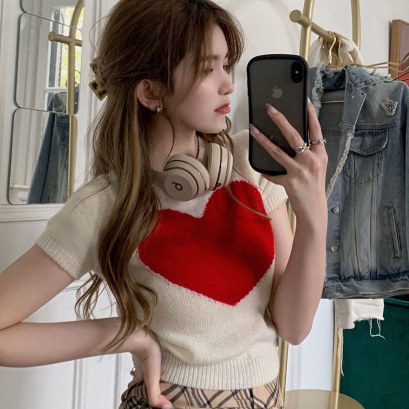 Áo Thun Tay Ngắn Phong Cách Hàn Quốc Thời Trang Mới Cho Nữ