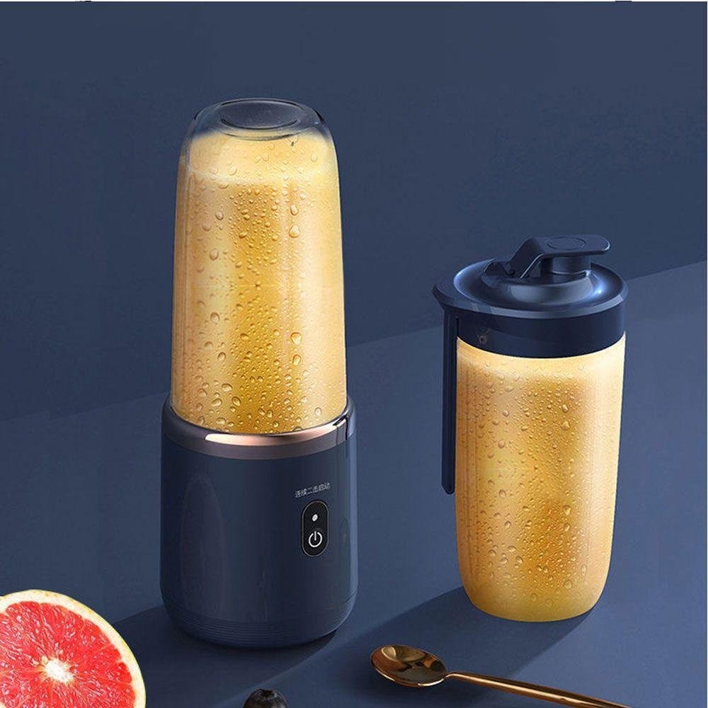 Máy Xay Sinh Tố Hoa Quả Cầm Tay JUICING CUP 300ml Pin Sạc USB Đa Năng Có Bảo Hành