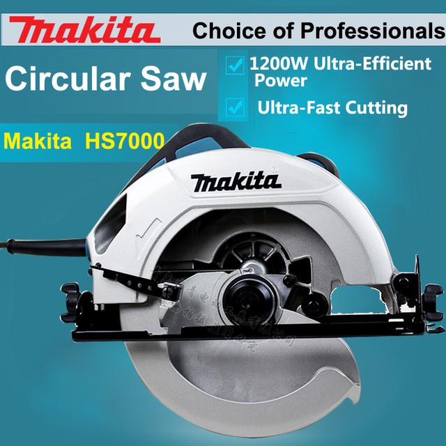 Máy Cưa Đĩa Makita Hs7000 Đĩa Cắt 1 Tấc 8 - Tặng Kèm Lưỡi Cưa - Kios Việt