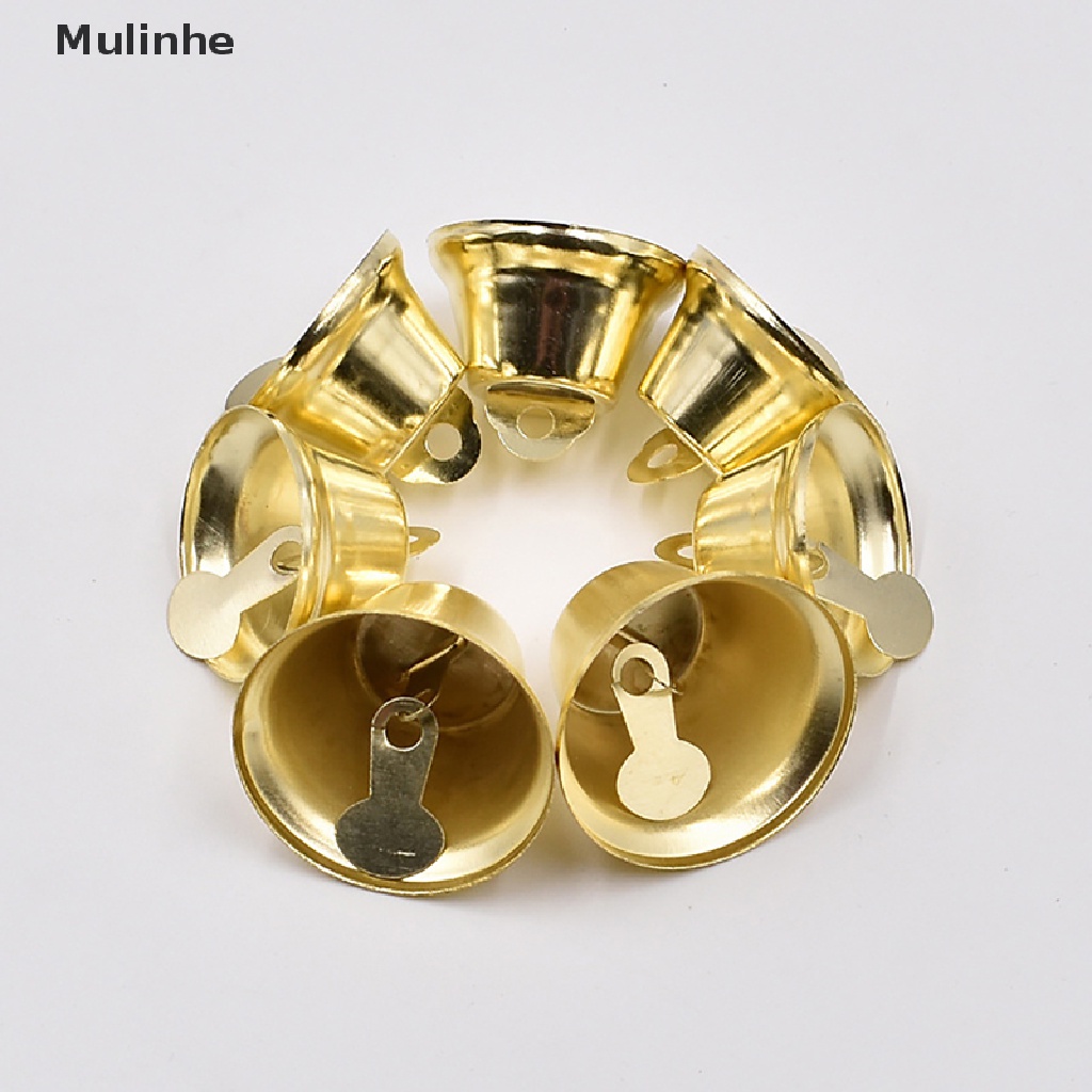 Chuông Giáng Sinh mạ vàng mini 10-50mm dành cho trang trí nhà cửa