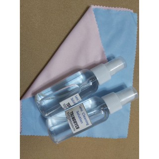 Combo 1 chai nước rửa kính + 2 khăn lau
