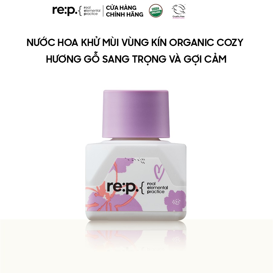 [Mã COSDAY giảm 50k đơn 250k] Nước Hoa Vùng Kín Organic Cozy Hương Gỗ Sang Trọng RE:P Natural Herb Inner Balance Cozy5ml