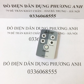 Remote điều khiển quạt Mitsubishi tặng kèm pin tròn⚡️Bảo hành 1 tháng ⚡️FREESHIP NOWSHIP