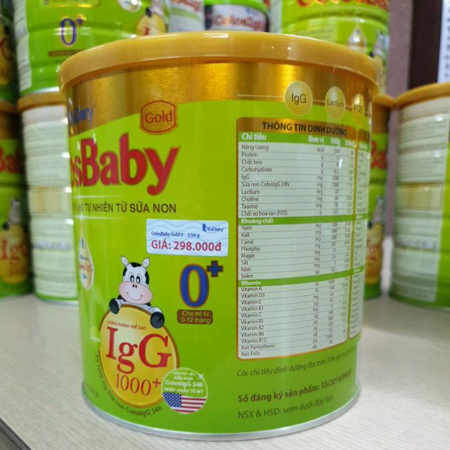 Sữa bột ColosBaby Gold 0+ Dạng Gói Tiện Lợi giá lẻ 1 gói