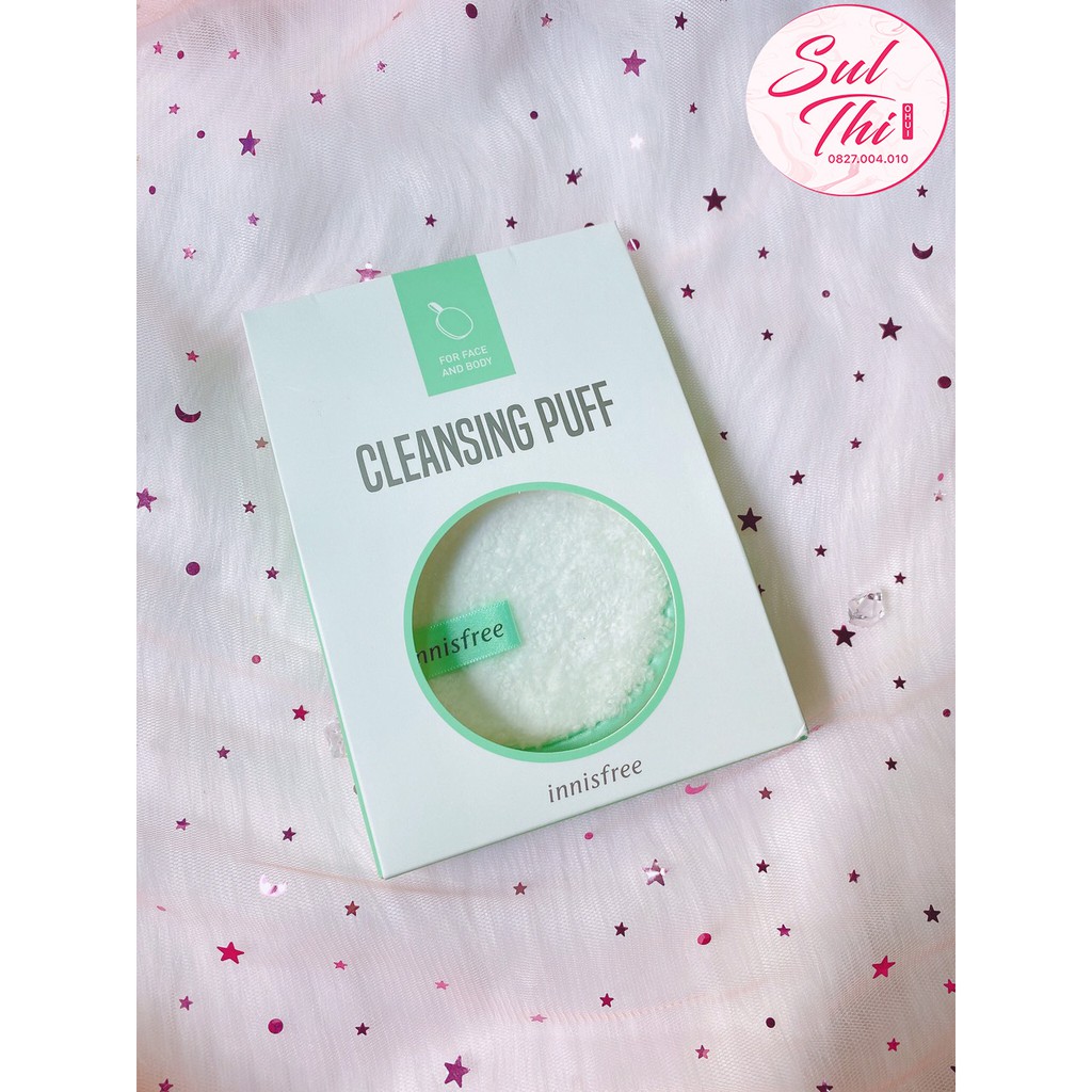 Bông tẩy trang Cleansing Puff Innisfree