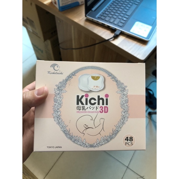 Miếng lót thấm sữa kichi 3D 36 chiếc,48 chiếc