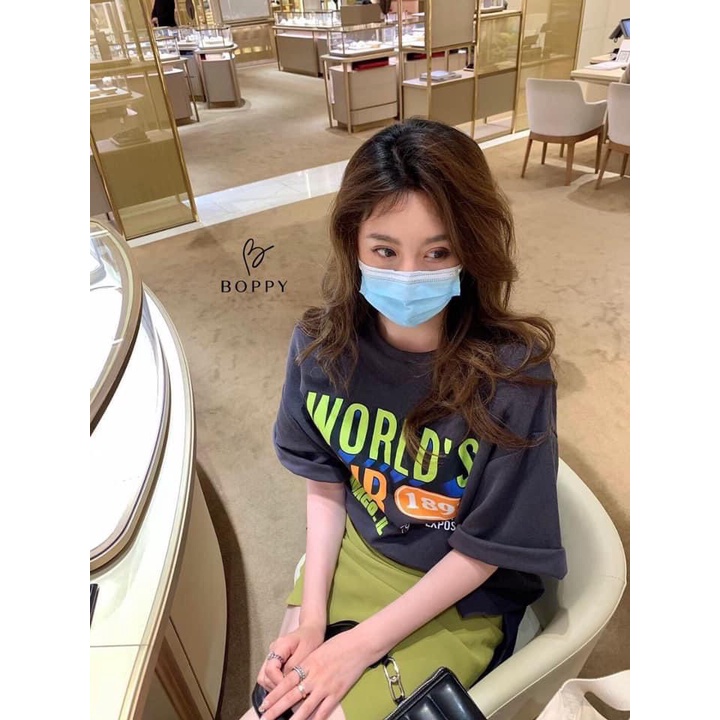 Set bộ nữ,set váy chữ a phối áo thun form rộng