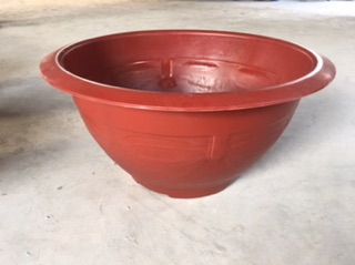 Combo 10 chậu tròn đỏ T 48