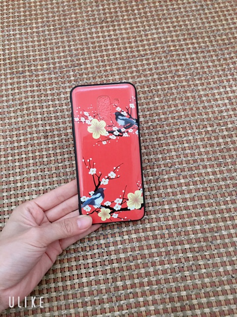 Ốp Sam sung J6 (2018) Hoa mai vàng