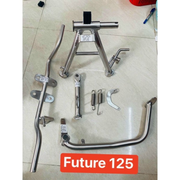 BỘ CHỐNG ĐỨNG , GÁC MÁY INOX 304 SALAYA CHO CÁC DÒNG XE