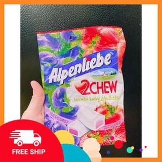 KẸO MỀM ALPENLIEBE VỊ DÂU NHO 87G - NGON RẺ CHẤT LƯỢNG