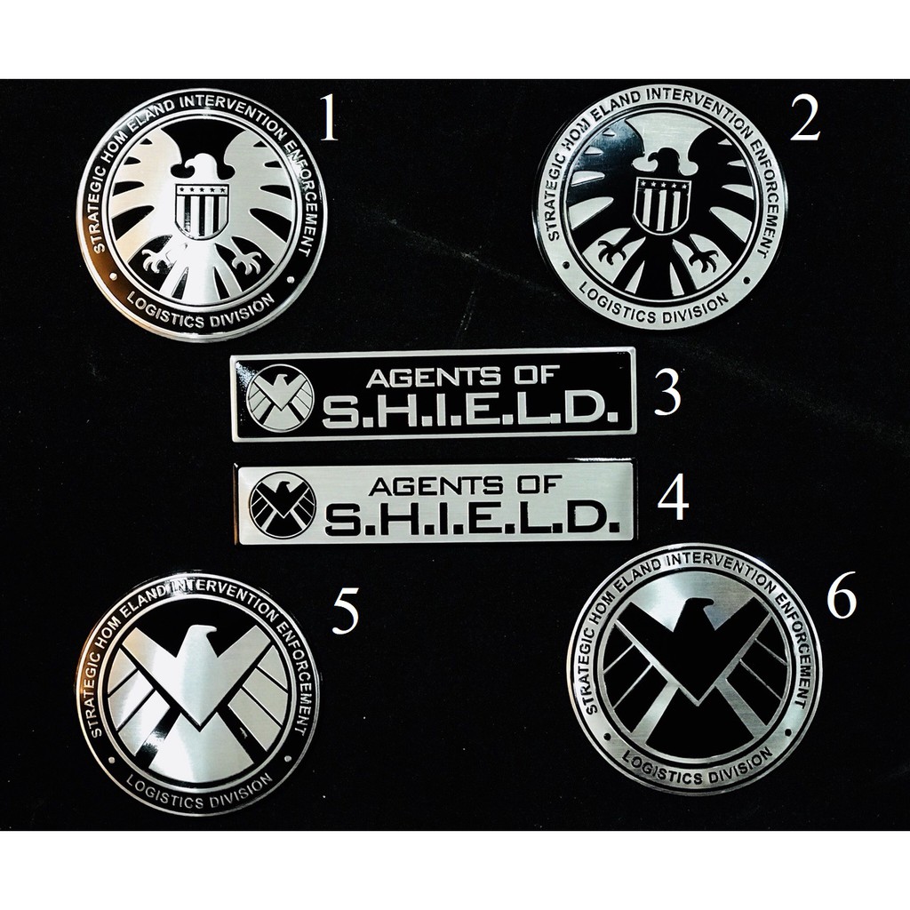 [Avenger Endgame] Tem nhôm S.H.I.E.L.D marvel