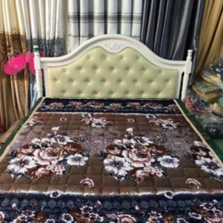 Thảm trải giường lông cừu 1m6x2m