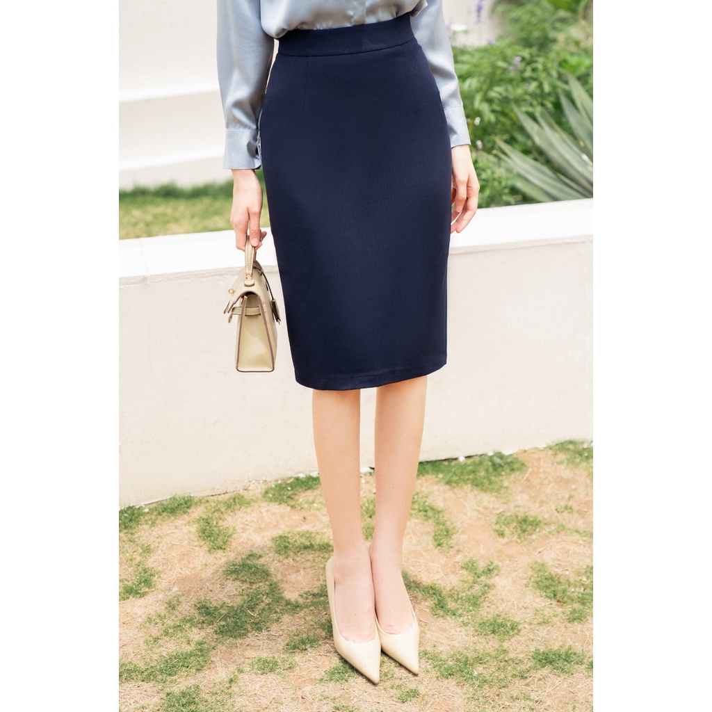 Chân váy bút chì xẻ sau TIINSTORE  CHD073