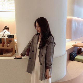 (ORDER) ÁO BLAZER CARO HÀN QUỐC