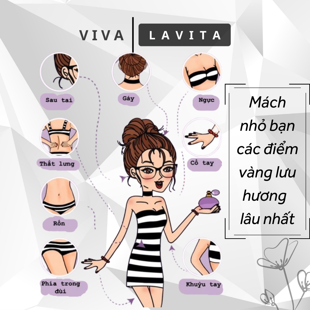 Nước hoa dạng chai du lịch Lavita Fresh18 10ml