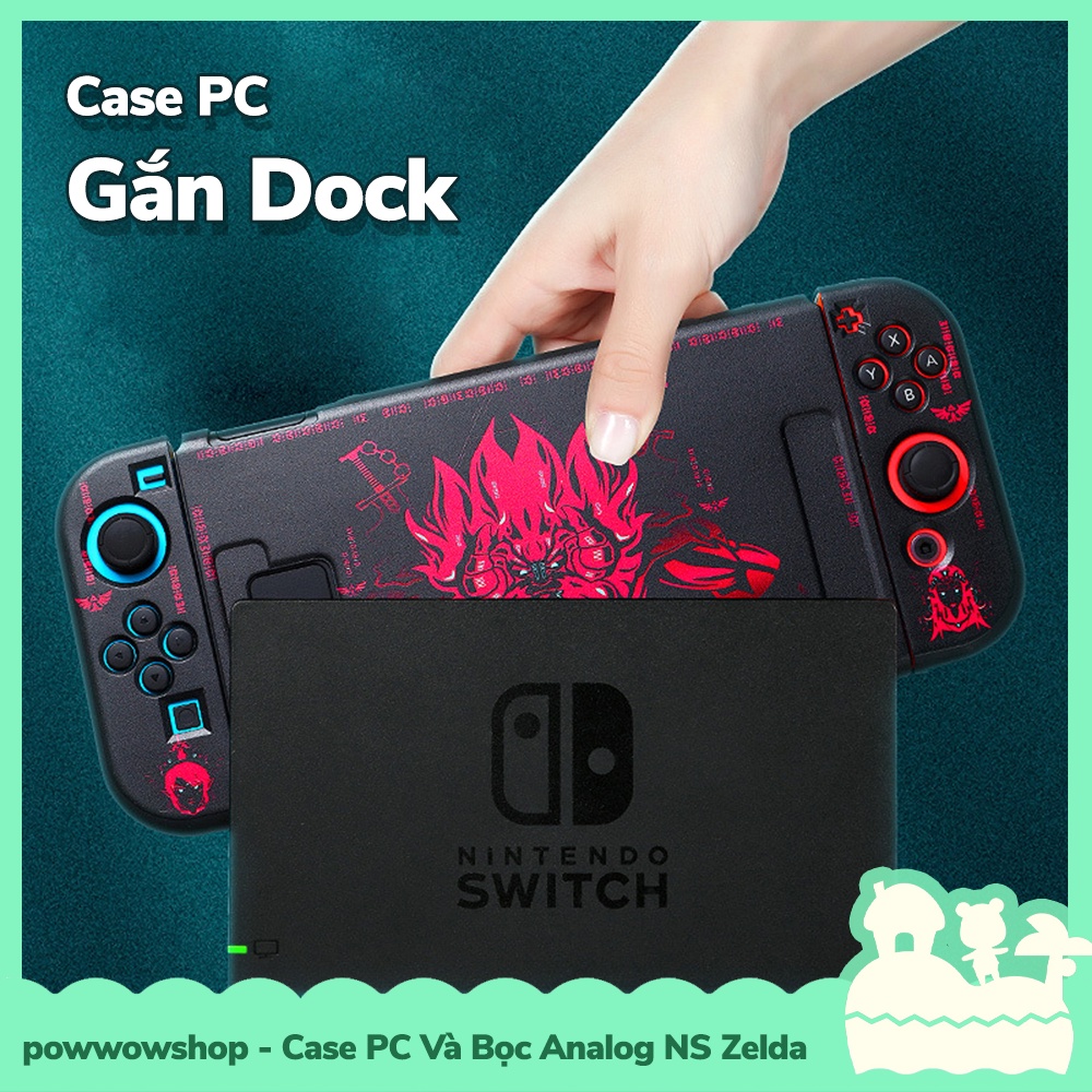 [Sẵn VN - Hỏa Tốc] Case Ốp Lưng PC Gắn Dock, Bọc Nút Cho Máy Game Nintendo Switch Chủ Đề Zelda | WebRaoVat - webraovat.net.vn