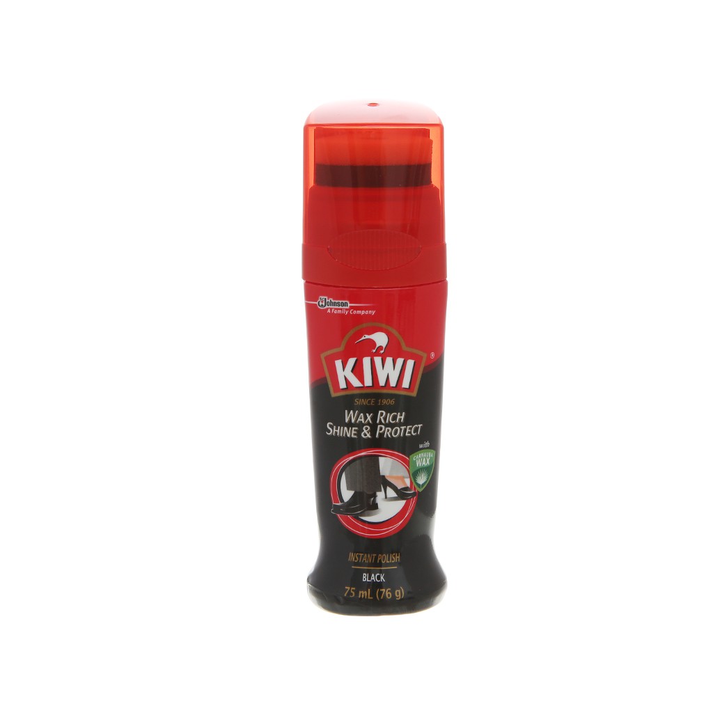 [Xả kho] Xi nước khô nhanh kiwi màu đen đánh bóng & bảo vệ 75ml.