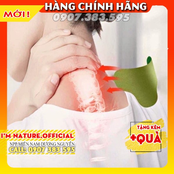 1 Miếng Dán Ngải Cứu Vai Gáy Giảm Đau Cổ Vai Gáy, Thải Độc