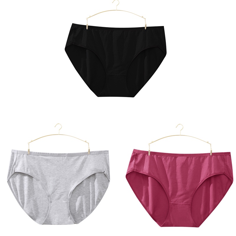 Cute Byte Quần Lót Cotton Không Đường May Lưng Cao Cỡ Lớn XL-5XL Dễ Thương Cho Nữ