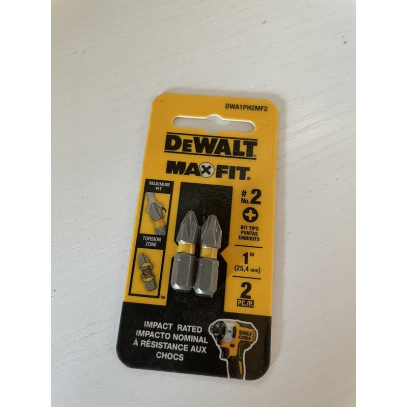 Vĩ 2 mũi vít PH2 Dewalt 25mm